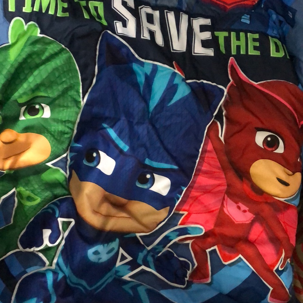 PJ Masks toddler bed in a bag